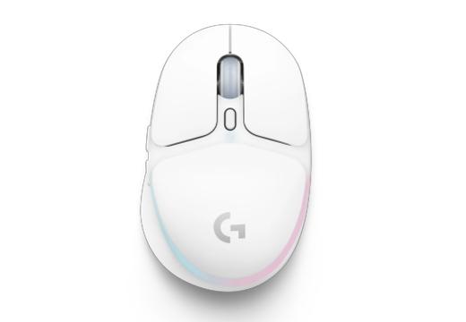 Mouse Gamer sem fio Logitech G705 Lightspeed - Branco