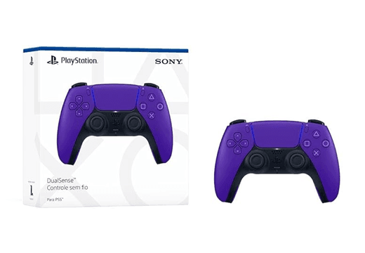 Controle PS5 Galactic Purple sem fio (Dualsense)