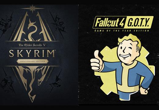 Skyrim Anniversary Edition + Fallout 4 G.O.T.Y Bundle - PS4 & PS5