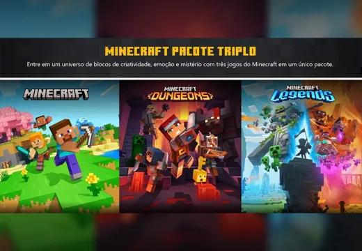 Minecraft Pacote Triplo - PC Windows 