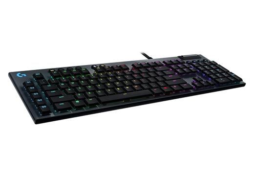 Teclado Mecânico Gamer com fio Logitech G815 Switch Brown Tactile - Preto