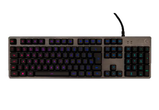 Teclado Mecânico Gamer com fio Logitech G512 Carbon Switch Brown Tactile