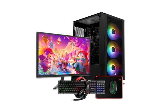 PC Gamer Completo Mancer, AMD RYZEN 5, 16GB DDR4, SSD 480GB, Fonte 500W 80 Plus