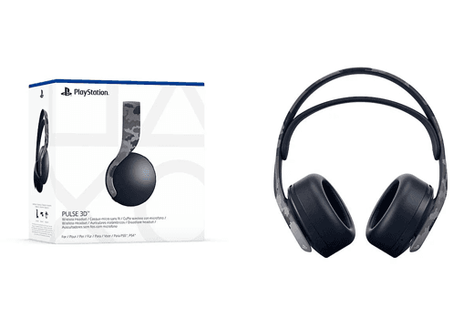 Headset Pulse 3D PS5 - Cinza Camuflado