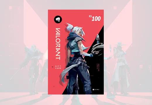 Gift Card Riot Valorant - 100 Reais 