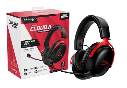 Headset Gamer Sem Fio - HyperX Cloud III Wireless (Vermelho/Preto)