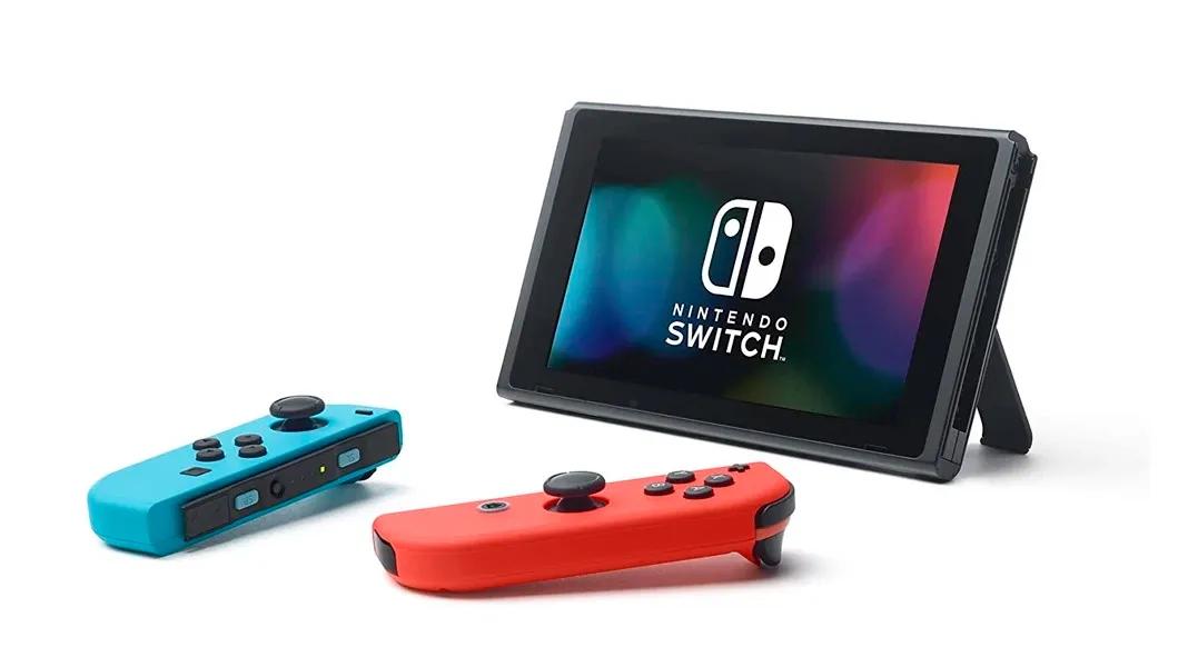 Console Nintendo Switch + Mario Kart 8 Deluxe - Vermelho e Azul