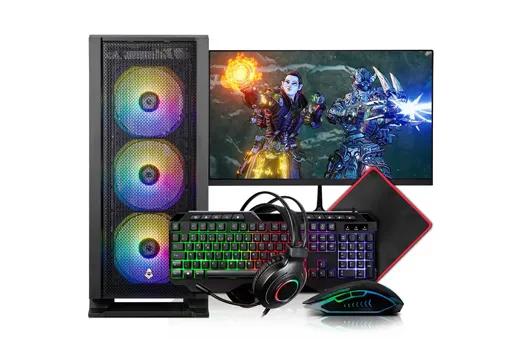 PC Gamer Completo Mancer, AMD Ryzen 5 4600G, Vega 7, 16GB DDR4, SSD 480GB, Fonte 500W 80 Plus