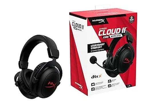 Headset Gamer Sem Fio - HyperX Cloud II Core Wireless (Preto)