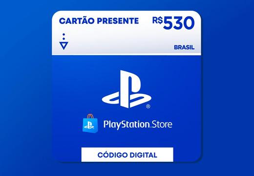 Gift Card - 530 Reais Playstation PS4 e PS5