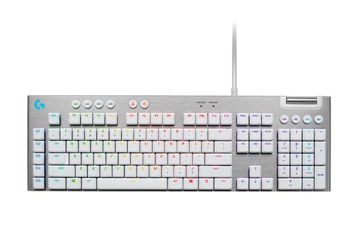Teclado Mecânico Gamer com fio Logitech G815 Switch Brown Tactile - Branco
