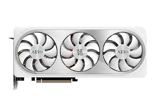 Placa de Vídeo Gigabyte GeForce RTX 4070 TI Aero OC V2 12GB White GDDR6X 192 bits - GV-N407TAERO OCV2-12GD