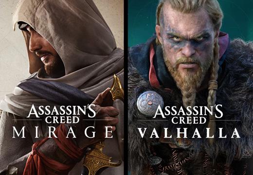 Pacote Assassin’s Creed Mirage e Assassin's Creed Valhalla - PS4