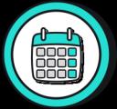 Ícone relacionado ao badge Calendário
