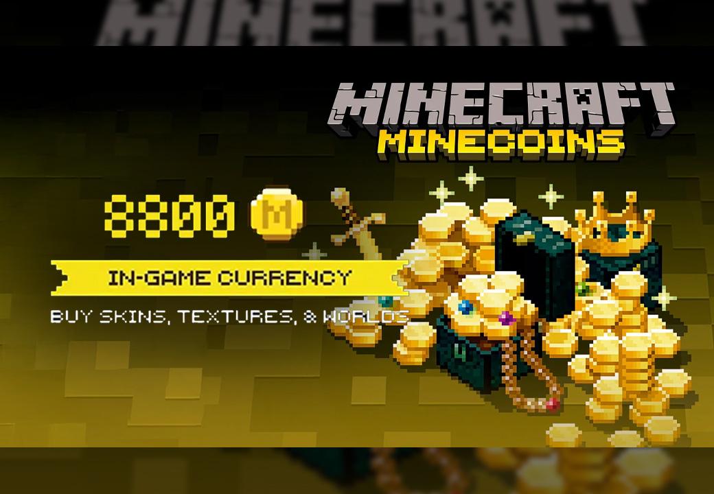 Minecraft Minecoins: 8800 Moedas