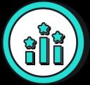 Ícone relacionado ao badge Ranking compare