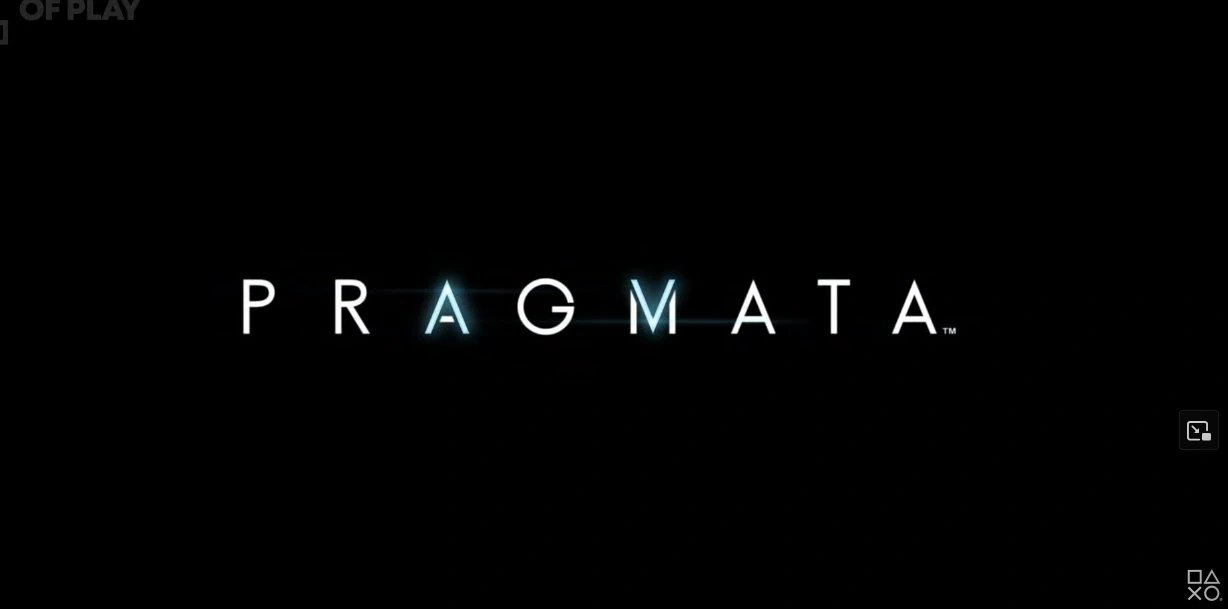 Trecho da Live State of Play com o logo do jogo PRAGMATA