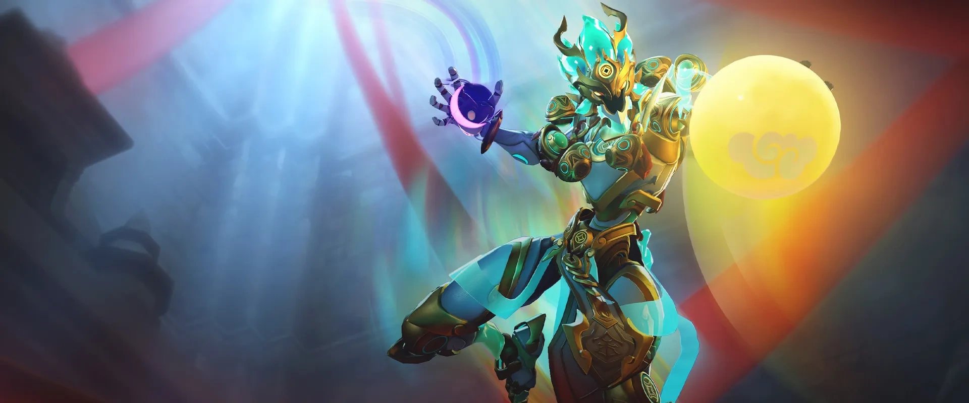 Imagem do personagem Zenyatta com sua nova skin