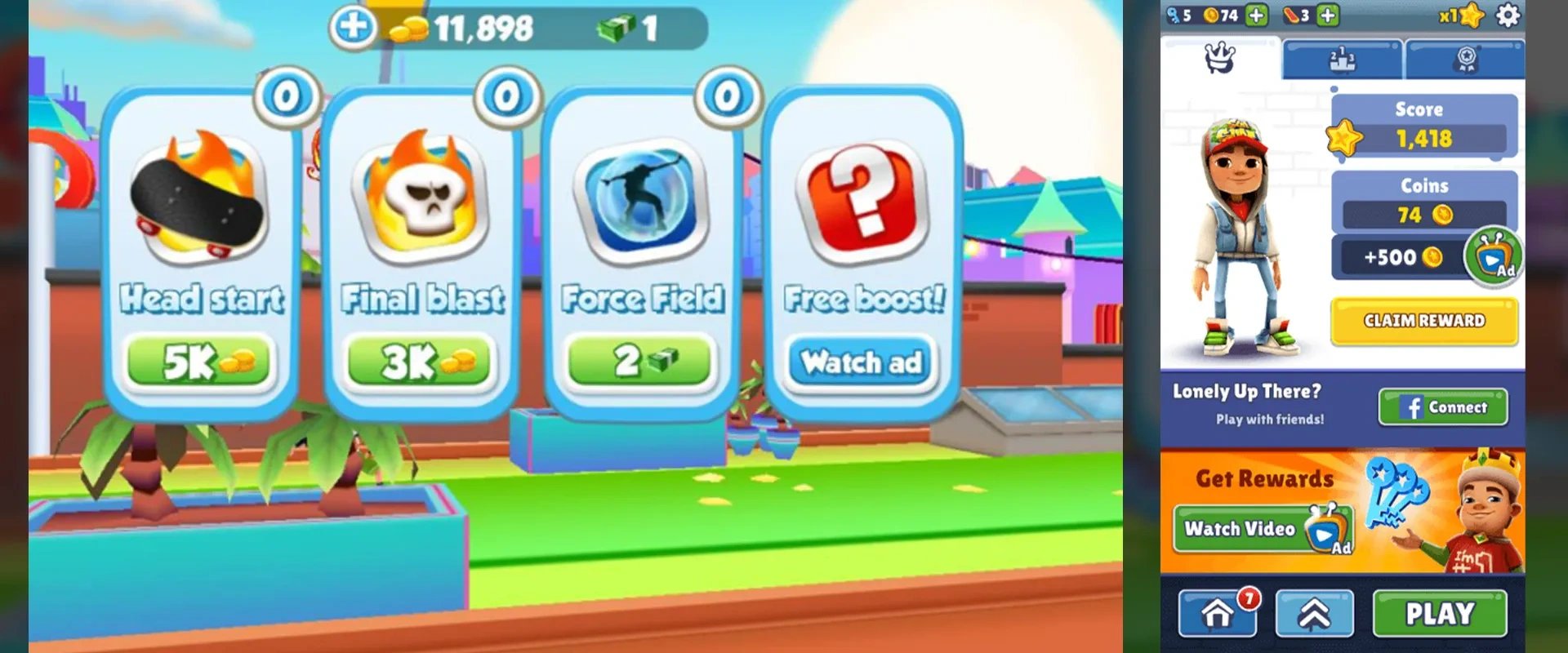 imagem mostrando microtransações em diferentes jogos