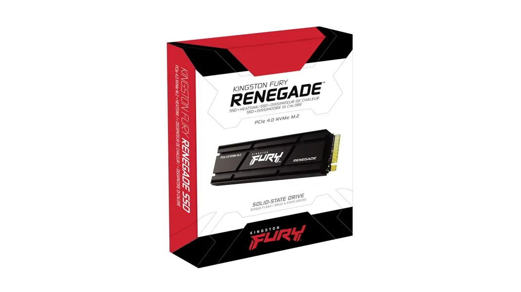 2TB Dissipador Espesso - SSD Kingston FURY Renegade G4 NVMe M.2 PCIe 4.0 SFYRSK/2000G