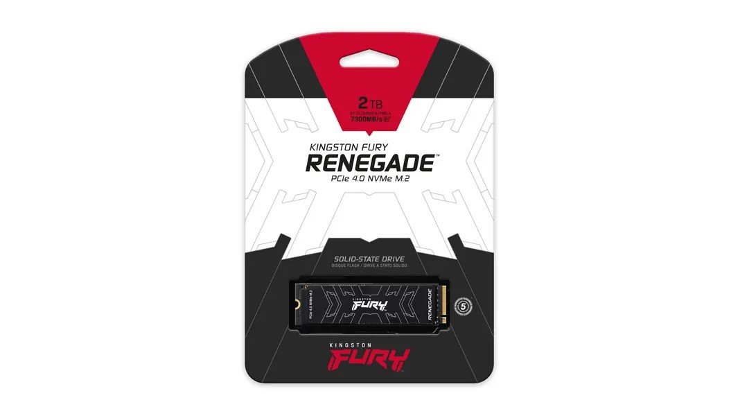 2TB - SSD Kingston FURY Renegade G4 NVMe M.2 PCIe 4.0 SFYRS/2000G